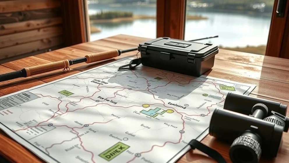 Fiske sälen karta över Sveriges bästa platser