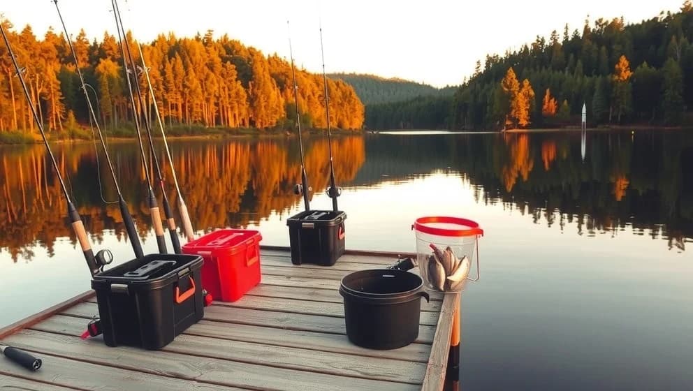 Put and take fiske i Värmland lockar många