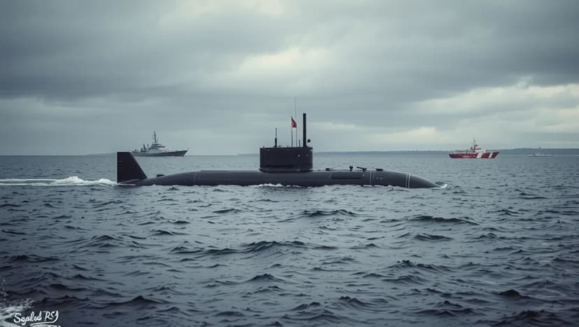 Rysk ubåt upptäckt i Östersjön