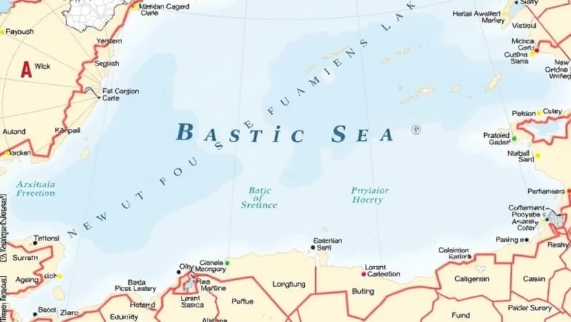 Territorialvatten Östersjön karta