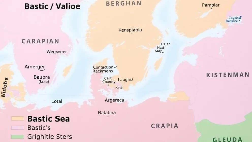 Vilka länder gränsar till Östersjön