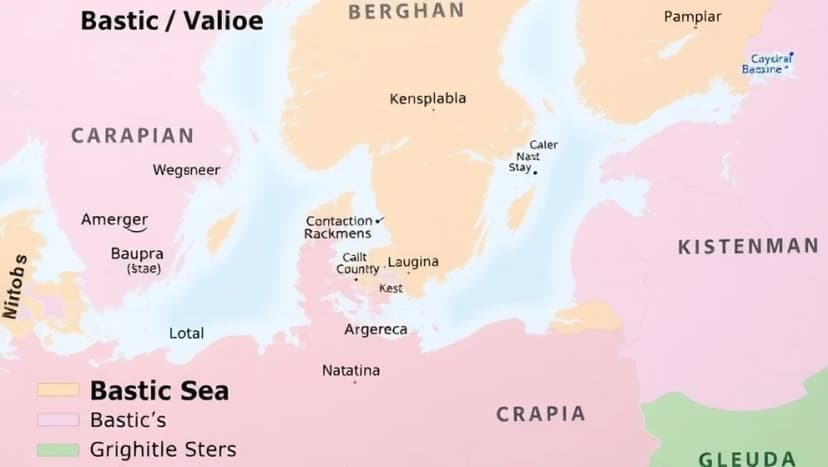 Vilka länder gränsar till Östersjön